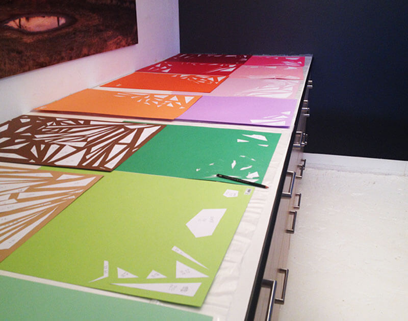 Creation Paper Installation