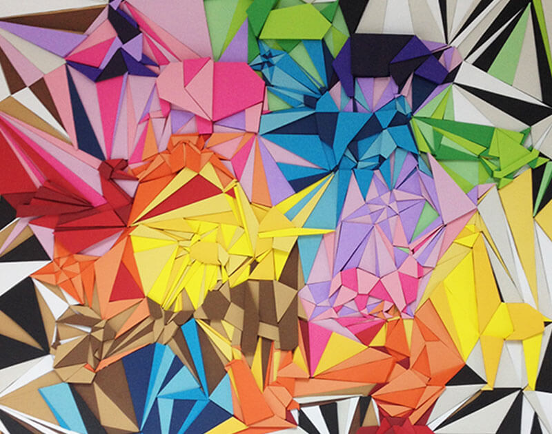 riette-error-creation-paper-installation-origami-art-process-09 Creation Origami Installation by Riette Error
