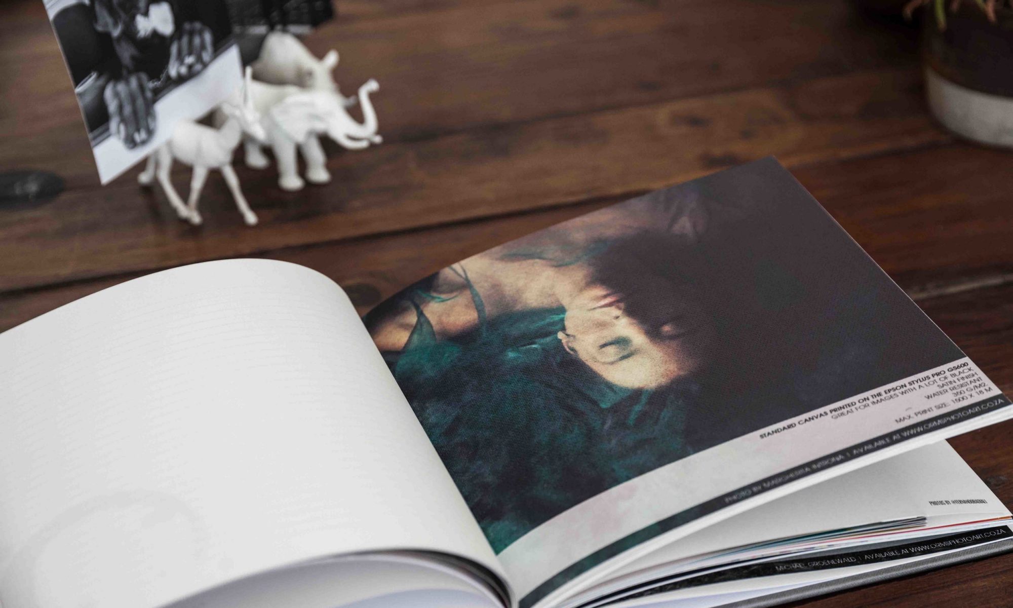 Different types of printable paper, canvas etc.